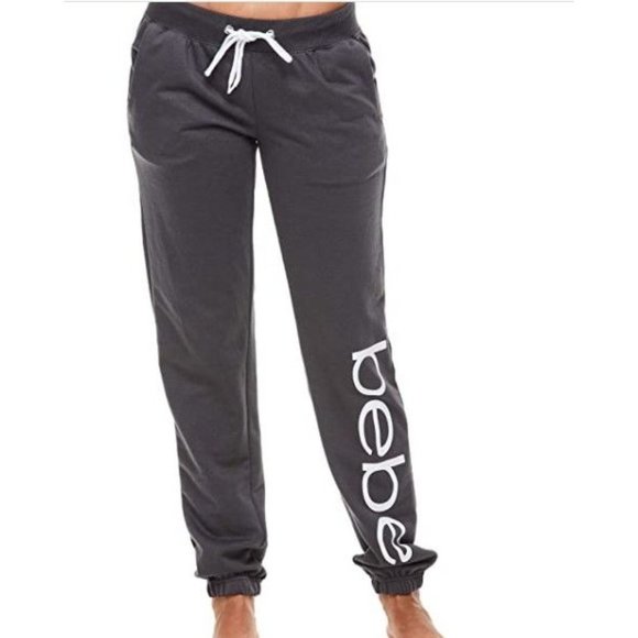 bebe Womens Sweatpants French Terry Jogger Lounge Sleep Pajamas 3X - Picture 4 of 7